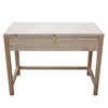 MOBILI 2G - SCRIVANIA 2 CASSETTI IN LEGNO MASSELLO ABETE GREZZO L.110 P.55 H.80 (3319)