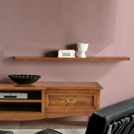Porta tv classico 2 cassetti intarsio Legno bassano 200x55x52