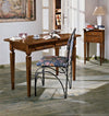 MOBILI 2G - SCRIVANIA 2 CASSETTI IN LEGNO MASSELLO GREZZO L.120 P.58 H.79 (549)