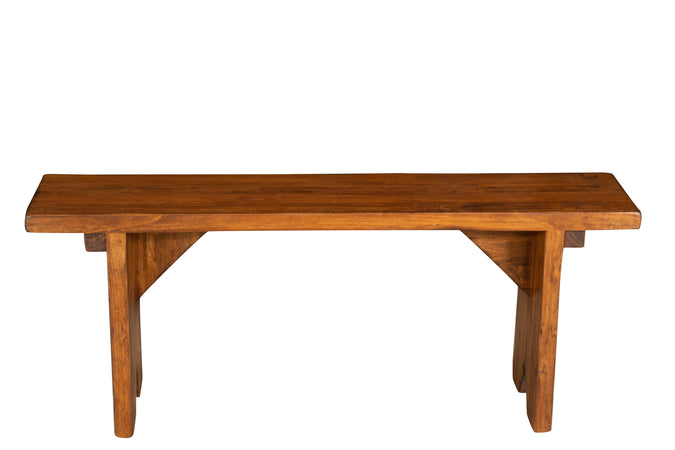 Biscottini PANCA IN LEGNO MASSELLO DI TIGLIO FINITURA NOCE MADE IN ITALY realizzata
