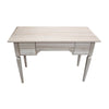 MOBILI 2G - SCRIVANIA 5 CASSETTI IN LEGNO MASSELLO GREZZO L.120 P.57 H.80 (5014)