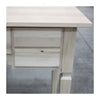 MOBILI 2G - SCRIVANIA 5 CASSETTI IN LEGNO MASSELLO GREZZO L.120 P.57 H.80 (5014)