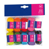 Set 10 Matasse 100 Acrilico Lung. 36Mt Colori Assortiti Cwr