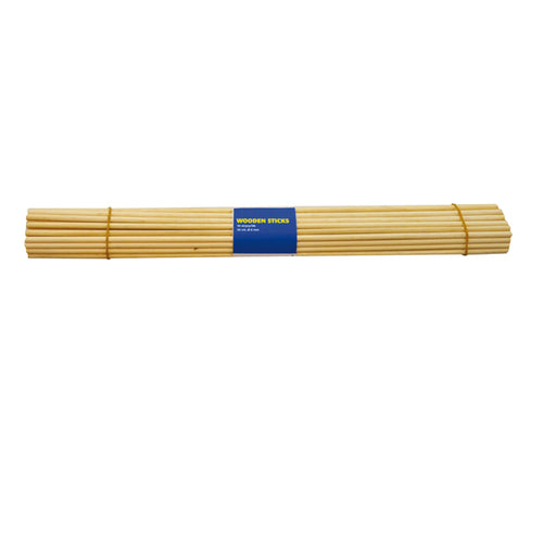 Set 50 Pz Bastoncini In Legno Colore Naturale Dim. 40Cm X Diam. 4Mm Deco