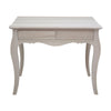 MOBILI 2G - SCRIVANIA 2 CASSETTI CLASSICA LEGNO MASSELLO GREZZO L.101 P.62 H.82 (3106)