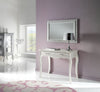 MOBILI 2G - SCRIVANIA 2 CASSETTI CLASSICA LEGNO MASSELLO GREZZO L.101 P.62 H.82 (3106)