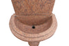 Biscottini Fontana da terra in marmo rosso di Verona Made in Italy Acquasantiera Offerta