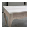 MOBILI 2G - SCRIVANIA 1 CASSETTO CLASSICA LEGNO MASSELLO GREZZO L.160 P.75 H.80 (170)