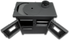 Stufa a Legna Smart (cucina - Forno) L.65 Xp.33 X80 H.Cm