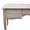MOBILI 2G - SCRIVANIA CLASSICA 5 CASSETTI IN LEGNO MASSELLO GREZZO 135x65x81 (3100)