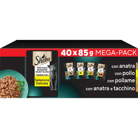 Sheba Delicatezze Selezione Filetti per Gatti 60x85gr Maxi Pack