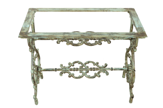 Biscottini Base tavolo in ghisa finitura anticata Molto stabile, robusta Offerta Speciale