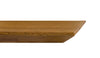 MOBILI 2G - TAVOLO FISSO IN LEGNO ROVERE NODATO 160x90  spessore 4 cm E GAMBE IN METALLO (1663)