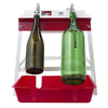 Riempitrice a vaschetta con sifoni in acciaio inox per bottiglie birra artigianale e vino