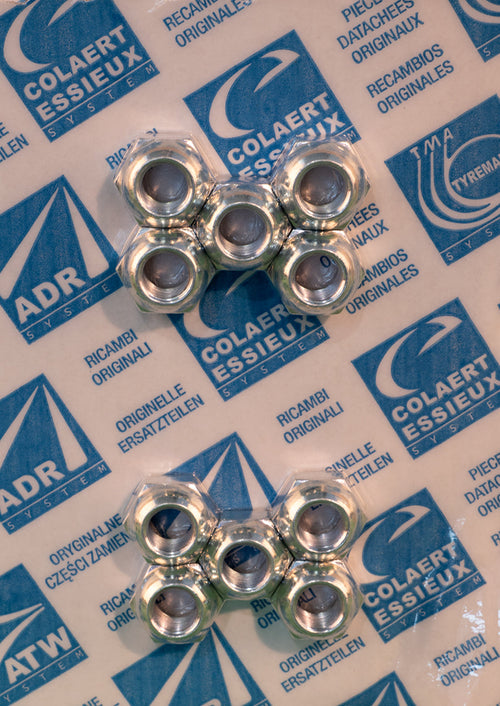 Dado per colonnetta assali M16 in blister 10 pz