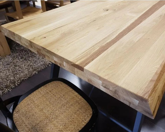 MOBILI 2G - TAVOLO MASSELLO NODO APERTO 160X90 SP. 6 cm  FISSO (800)