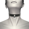 COQUETTE CHIC DESIRE - COLLANA IN PELLE VEGANA ACCESSORIO DONNA CON SONAGLIO