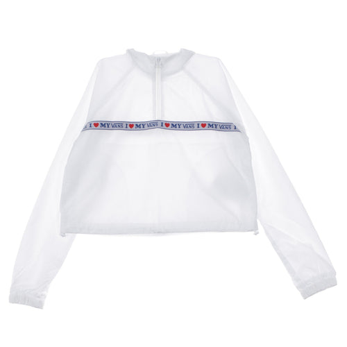 VANS Giacca a Vento Corta Donna Anorak White da donna