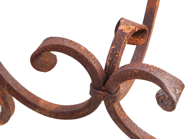 Biscottini Biscottini Base Tavolo Ferro Pieno Forgiato a Mano 130x60x74 per Interno Esterno