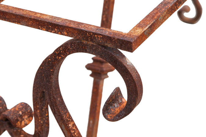 Biscottini Biscottini Base Tavolo Ferro Pieno Forgiato a Mano 130x60x74 per Interno Esterno