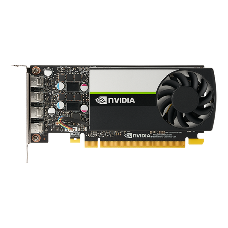 PNY VGA QUADRO T1000 LOW PROFILE 4GB GDDR6, 4x Mini DP, OEM VERS.