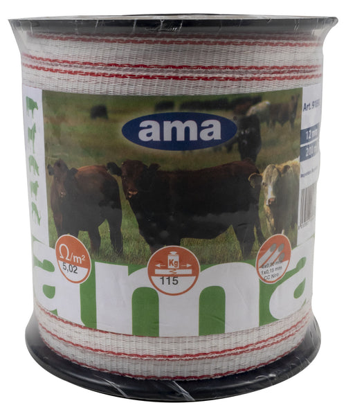 Banda recinto elettrico 200m 5 conduttori resistenza 115kg