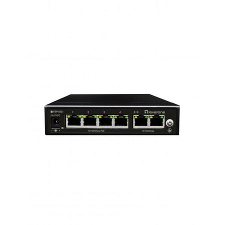 LevelOne FEP-0631 - Switch - non gestito - 4 x 10/100 (PoE)
