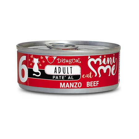 Mini Me 6 Patè Manzo per Gatti Adulti Disugual 85gr