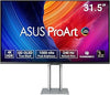 ASUS ProArt OLED PA32UCDM - 32 Inch 4K UHD Professional Monitor - 16:9, 3840 x 2160, 240Hz, 10-bit - Colourimeter, Ergonomic, Calman, HDR 400 TB - Thunderbold, HDMI, 96W USB-C, USB-C, USB-Hub, Speaker