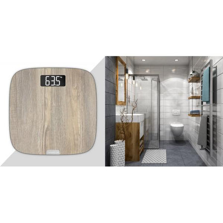 Rowenta Bilancia Pesa Persona Elettronica Light Wood Legno Bs1600v0