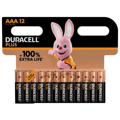 PILE DURACELL MINI STILO AAA PLUS 12Pz
