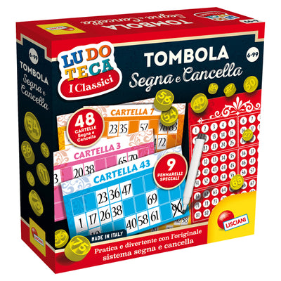 Ludoteca Tombola Segna E Cancella Lisciani