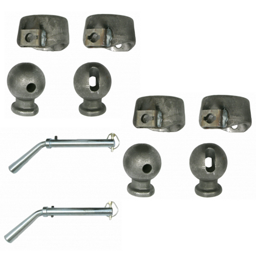 Kit chiocciole a più sfere per rimorchio Ø 78mm