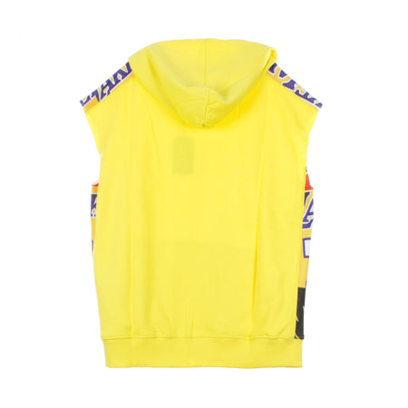 MINIMARKET Felpa Cappuccio Smanicata Uomo Sleeveless Yellow da uomo