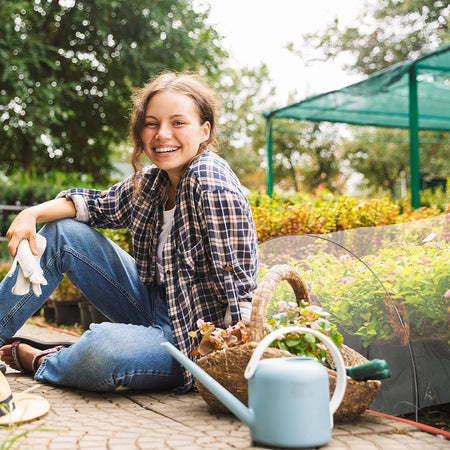Serra da orto "Tunnel a soffietto" per piante in filo zincato