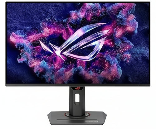 ASUS ROG Strix OLED XG27UCDMG, 27-Inch 4K UHD Gaming Monitor, 240 Hz, 0.03ms GtG, G-Sync, FreeSync, AdaptiveSync, DisplayHDR 400TB, 16:9, 3840 x 2160, DP 1.4 DSC, HDMI 2.1, 90W USB-C, USB-Hub, Ergo