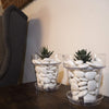 Sassi decorativi in plastica riciclata re-pebbles ciottoli antiusura da esterno ed interno