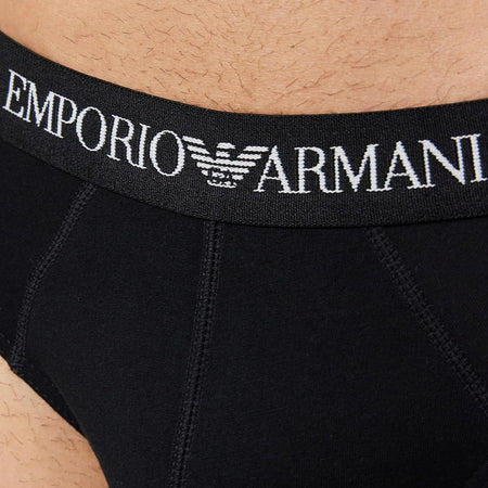 Emporio Armani Confezione 2 Slip Uomo in Cotone 111321 CC722 S27