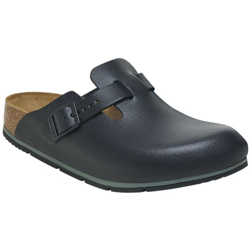 Sabot donna Birkenstock Boston Pro neri in pelle 1026222