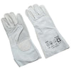 Guanti da saldatore in crosta bovina con polsino lungo h 14 cm T.10