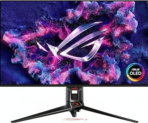 ASUS ROG Swift OLED PG32UCDMZ 81.28 cm (32 Inch) 4K Gaming Monitor (QD-OLED Panel, 3840 x 2160, 240 Hz, 0.03 ms Response Time, G-SYNC Compatible, VESA DisplayHDR 400, DisplayPort, HDMI, USB-C)