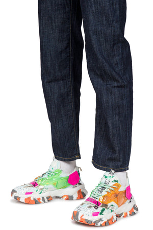 JOIA PARIS Joia Paris - Sneakers - 451324 - Verde/Arancione da donna