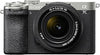 Sony Alpha 7C II Full Frame System Camera with 28-60mm Lens - 33MP, Real-time Auto Focus, 10Fps, 4K Video, Tilting Touchscreen, Compact & Lightweight (Silver/Black)