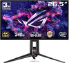 ASUS ROG Swift OLED PG27UCDM - 27 Inch 4K UHD Gaming Monitor - 240 Hz, 0.03ms GtG, G-Sync, FreeSync, AdaptiveSync, KVM Switch, HDR 400 - QD-OLED, 16:9, 90W USB-C, DP 2.1, HDMI 2.1, USB Hub, Ergo