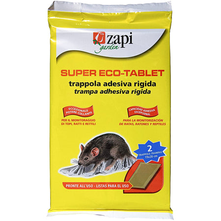 Tavolette adesive per topi e ratti trappola in legno con colla topicida