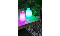Lampada a led party cil in silicone per uso interno ed esterno Ø 12 a - h 20 cm
