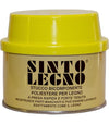 Sintolegno mastice-stucco per legno bicomponente poliestere. Con fibre di legno