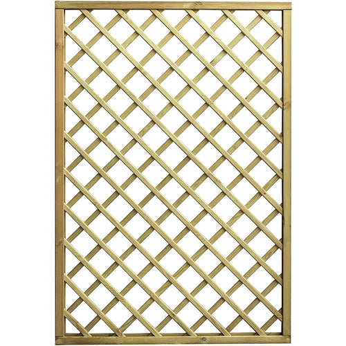 Pannello grigliato Lasa rettangolare in legno di pino naturale per recinzioni giardino e terrazzo