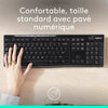 Tastiera wireless LOGITECH K270 - Azerty - PC / Mac - Nera
