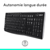 Tastiera wireless LOGITECH K270 - Azerty - PC / Mac - Nera
